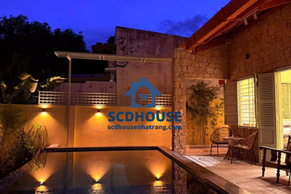 PRIVATE POOL VILLA FOR LEASE IN NORTH NHA TRANG - IDEAL FOR EXPAT FAMILIES & PROFESSIONALS - LAND AREA 400 SQM WITH PRIVATE GARDEN - 3 BEDROOMS, 3 BATHROOMS - BRAND NEW FULL FURNITURE - RENT 45M VND/MONTH